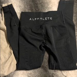 Black Alphalete leggings